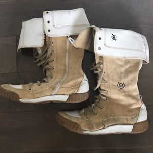 Yellow Port Boot Recycled Canvas Brazil